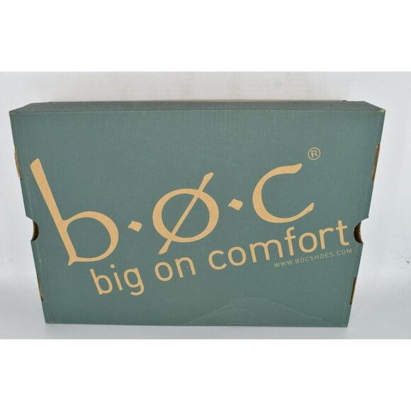 B.O.C By Born Womens Size 7 Alder Tan Nubuck PU Lace Up Heeled Booties Boots - Picture 11 of 12